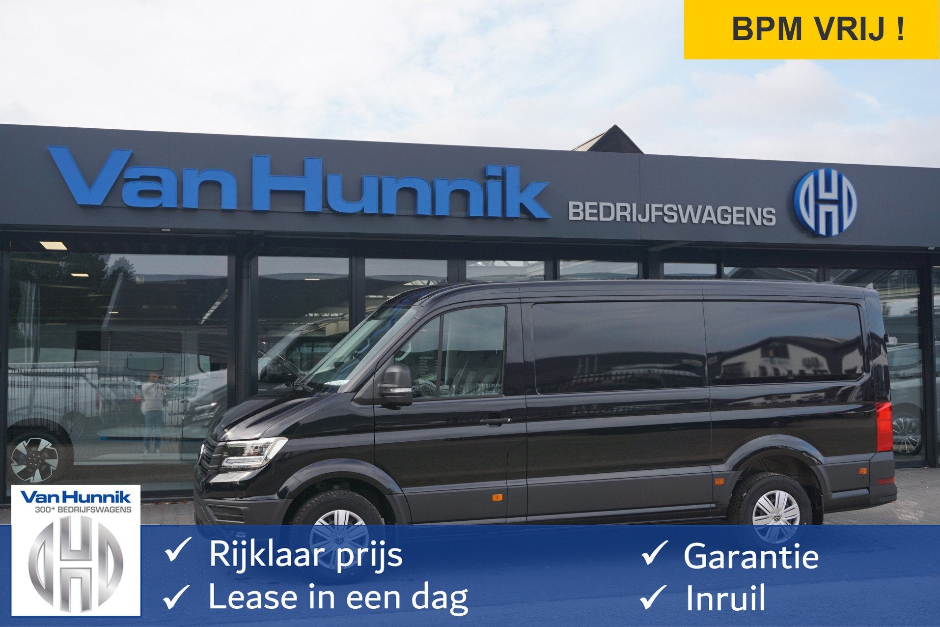 Volkswagen Crafter 35 177PK L3H2 AUT Facelift BPM VRIJ! Vol, 177 ch, Achat, Éclairage LED, Entreprise