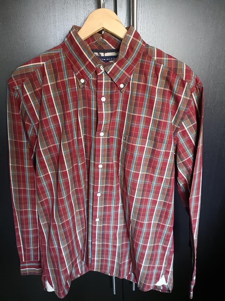 Chemise à carreaux Tommy Hilfiger taille L, Vêtements | Hommes, Neuf, Tour de cou 41/42 (L), Enlèvement ou Envoi, Autres couleurs