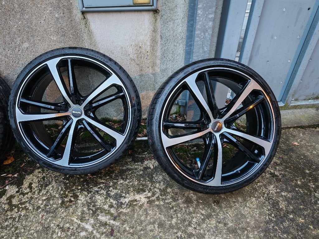 Jantes 21' en 5x112 pneus neuf Goodyear, Autos : Pièces & Accessoires, Enlèvement, Pneus et Jantes