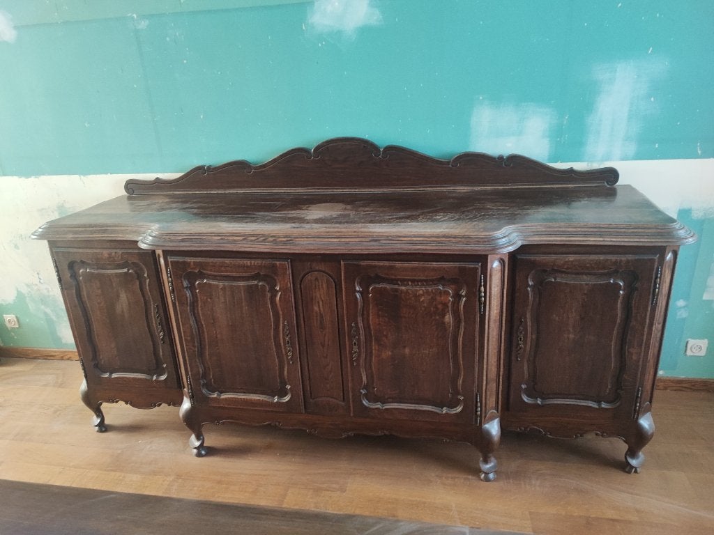 Gratis Dressoir, eiken louis XV kast, Ophalen