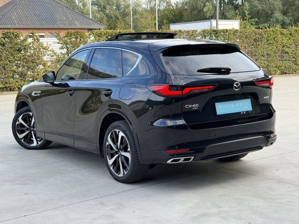 Mazda CX-60 Takumi 2023 Panorama HeadUp Dodehoek 67209km, Autos, Cuir, Achat, Entreprise, Phares au xénon