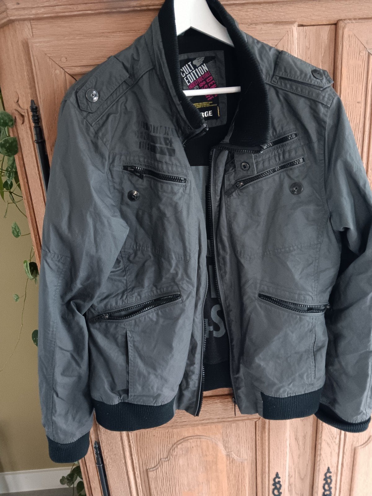 jas, Enlèvement, Porté, Taille 52/54 (L), Gris