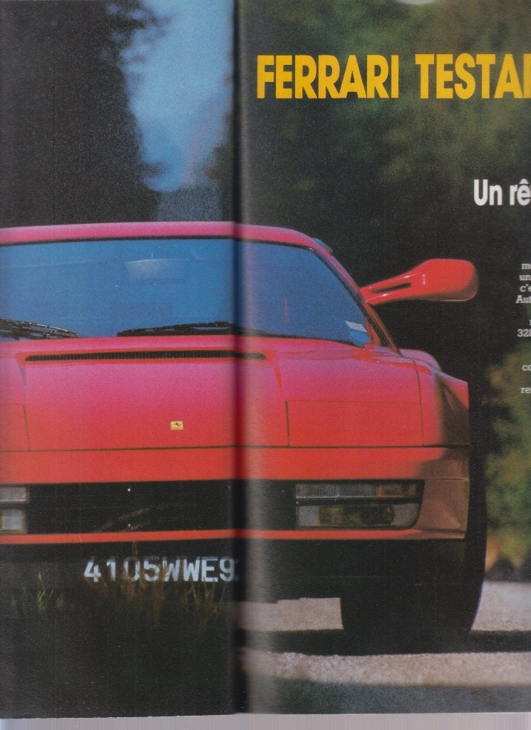 Ferrari Testarossa voiture de collection, Envoi, Utilisé, Ferrari