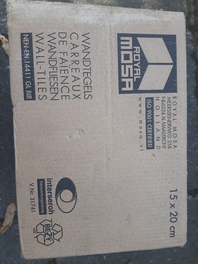 Mosa wandtegels, Doe-het-zelf en Bouw, Tegels, Ophalen, Nieuw, 20 tot 40 cm, Wandtegels