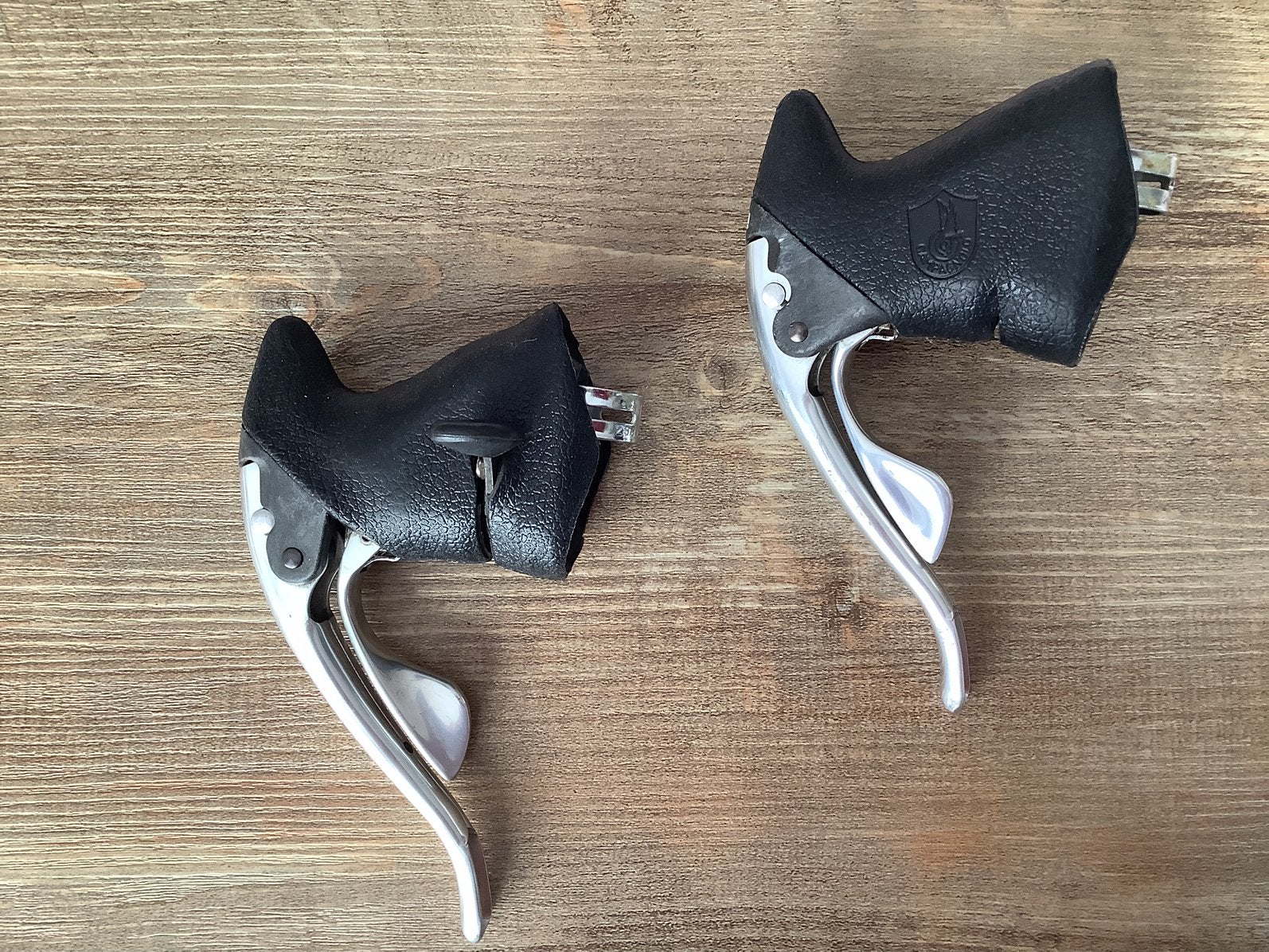 Campagnolo Athena versnellingshendels met 2/3 x 8 speed, Ophalen of Verzenden, Zo goed als nieuw