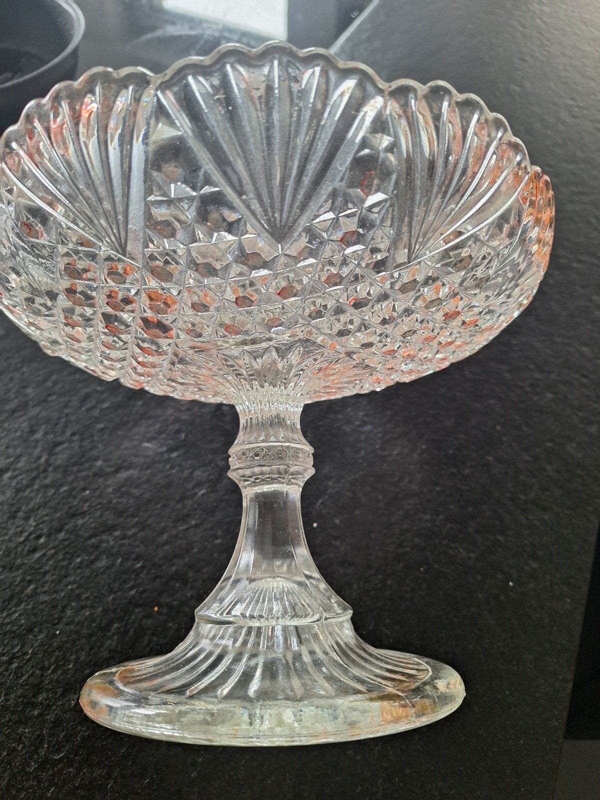 vintage glaze fruitschaal roze tint jaren 1960, Ophalen