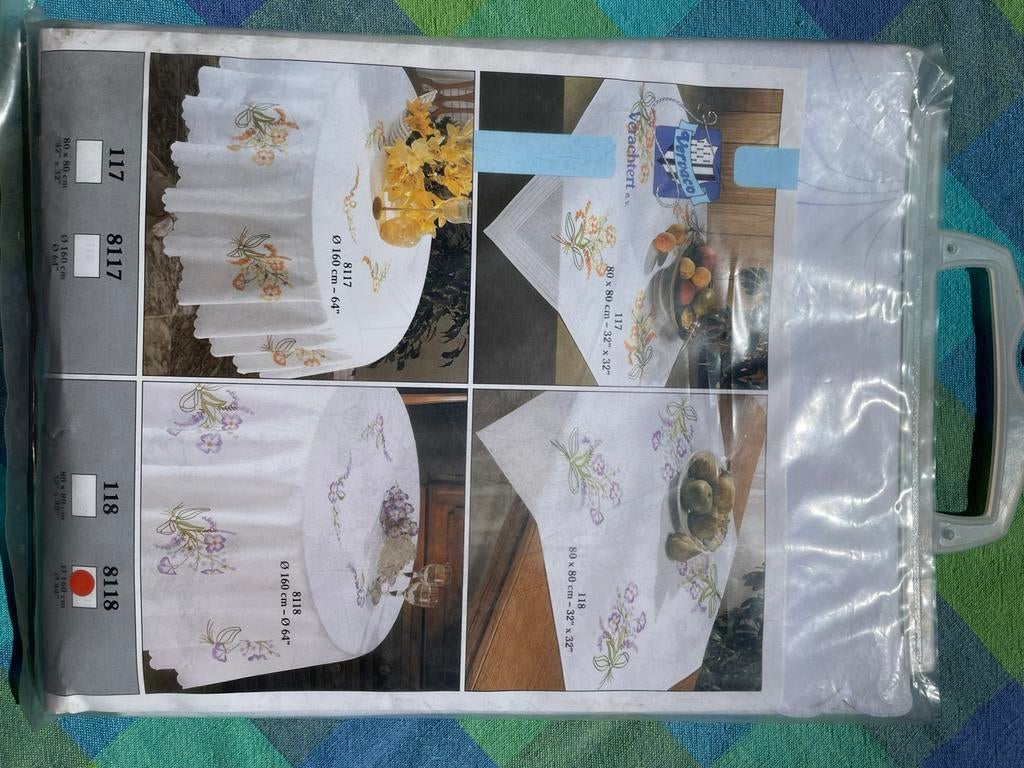 Tafelkleed, Ophalen, Nieuw