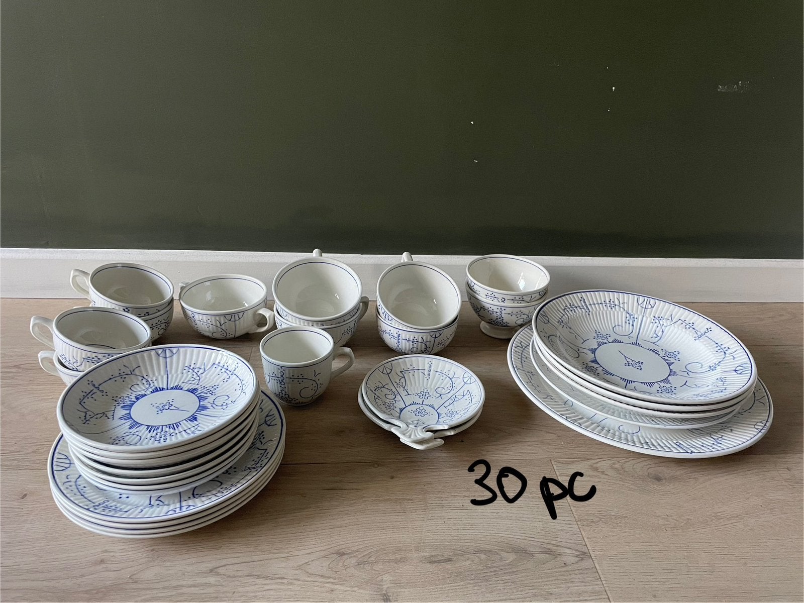 Lot de vaiselle Royal Boch Copenhague, Antiek en Kunst, Ophalen