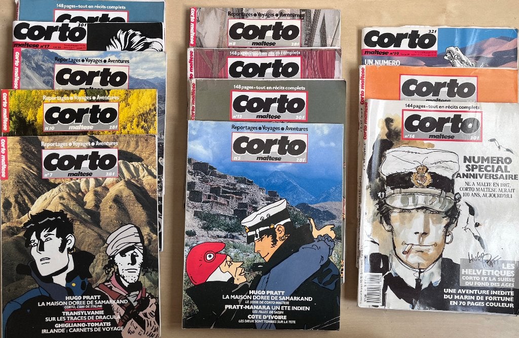 Lot Revues BD Corto Maltese A Suivre Fluide Glacial, Livres, Plusieurs BD, Enlèvement, Utilisé