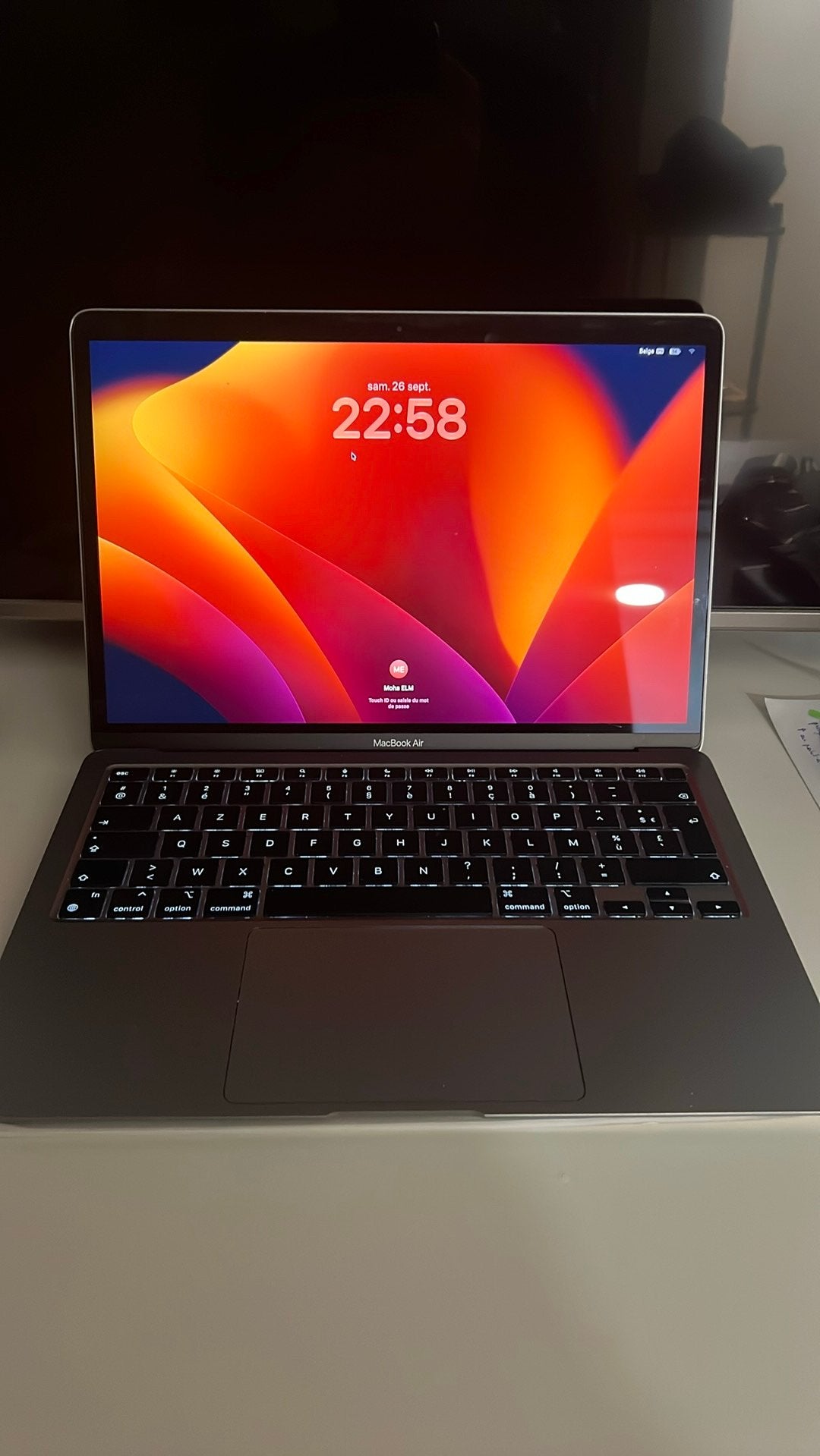 MacBook air M1, Enlèvement, Comme neuf, MacBook
