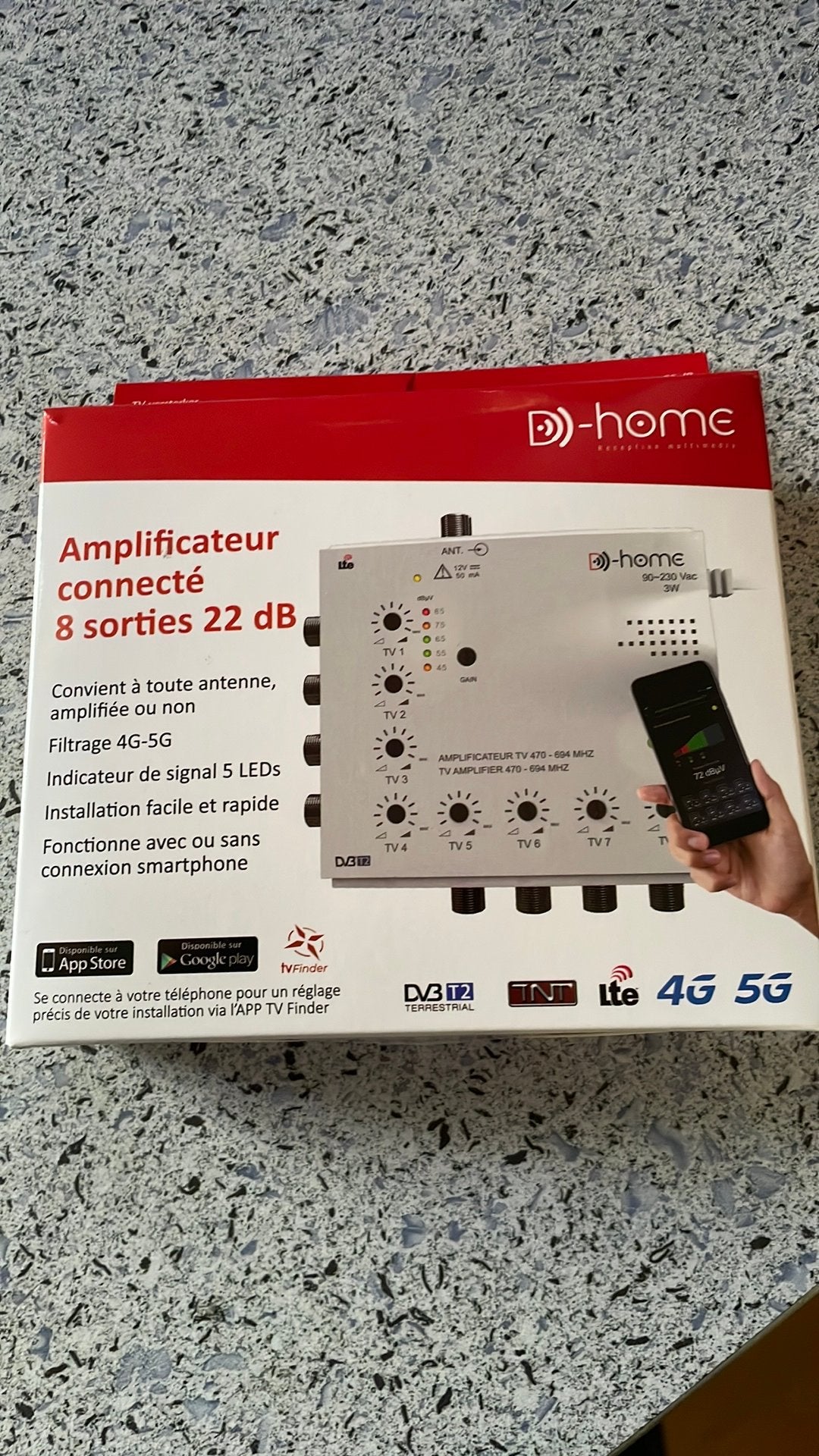 Amplificateur pour TV, Enlèvement ou Envoi, Neuf