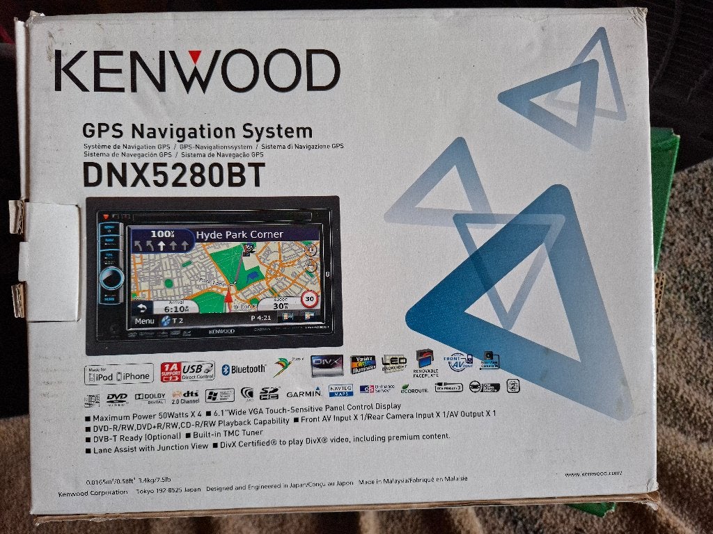 kenwood dnx 5280 bt gps-navigatiesysteem 2 din, Auto diversen, Ophalen