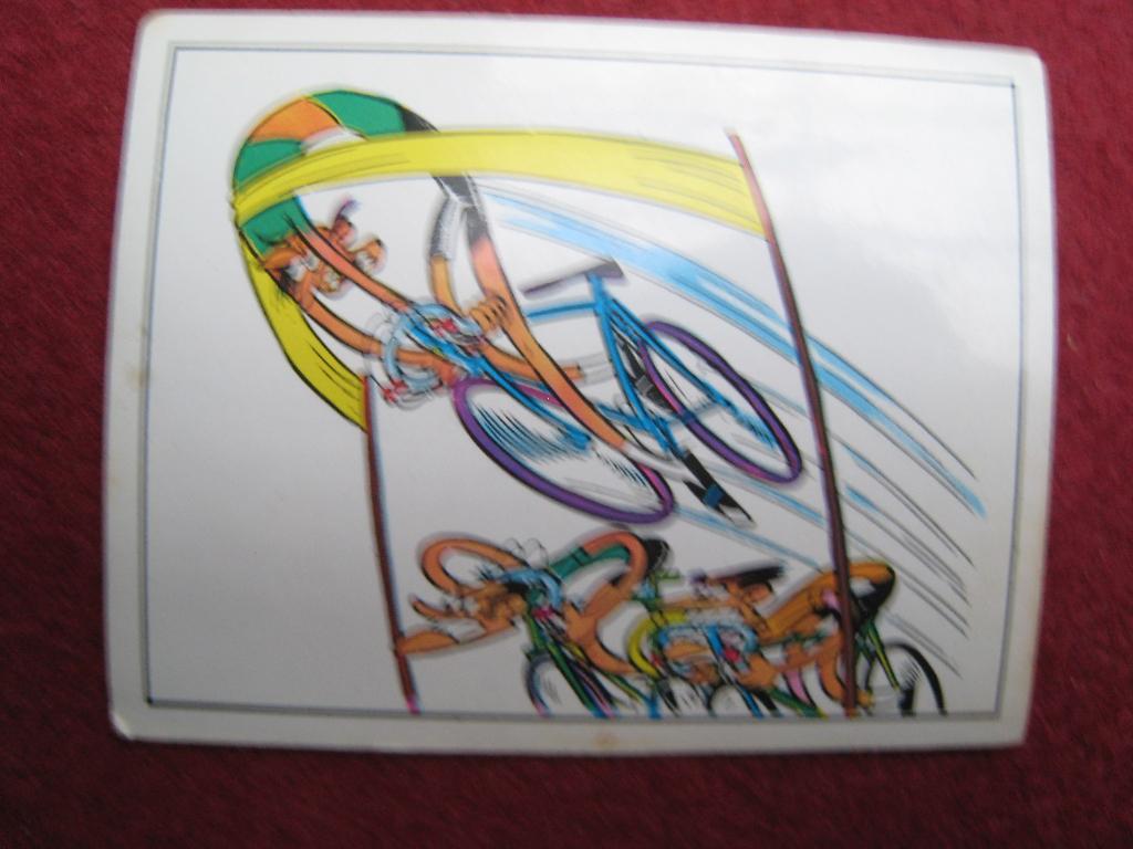 Panini Sprint 1972 Nr 61 Karikatuur, Verzenden, Zo goed als nieuw, Sticker