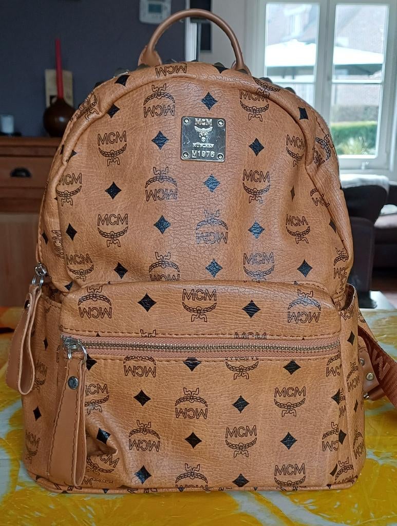 Sac à dos unisexe MCM - cognac, Enlèvement, Comme neuf, Adulte unisexe