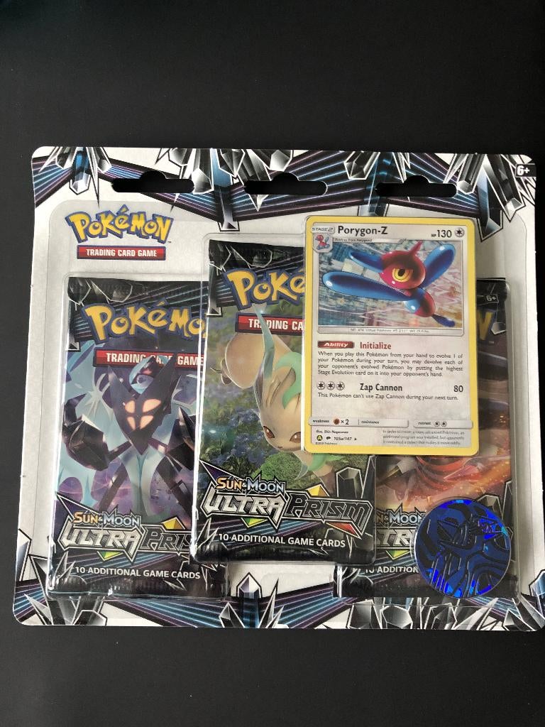 Boite thermoformée Ultra Prism Porygon-Z, lot de 3, Enlèvement ou Envoi, Neuf, Booster