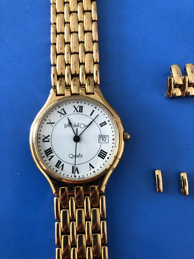 Polshorloge Quartz merk Lello Del Oro, Bijoux, Sacs & Beauté, Montres | Femmes, Montre-bracelet, Autres marques, Acier, Enlèvement