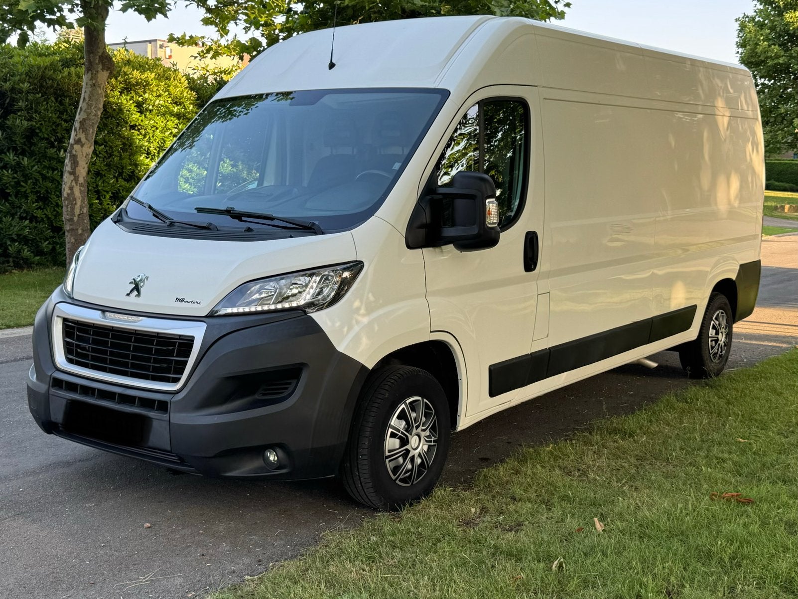 Peugoet boxer L3 H2, Auto's, Stof, Wit, Te koop, Peugeot