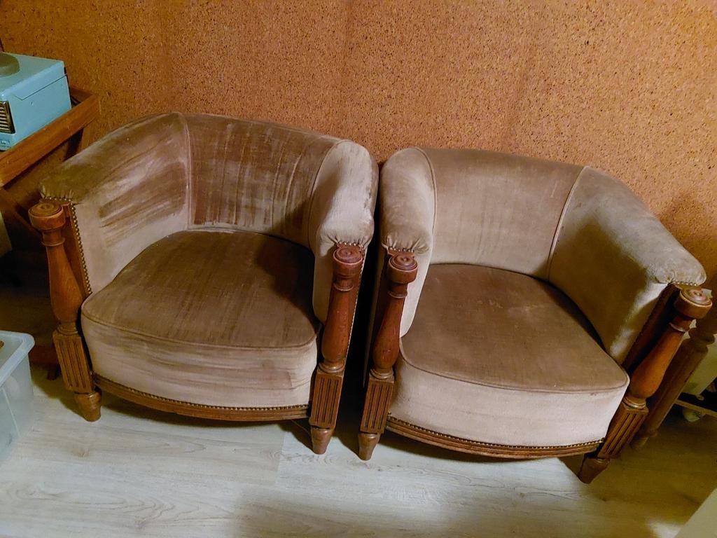 Twee retro zeteltjes, Ophalen
