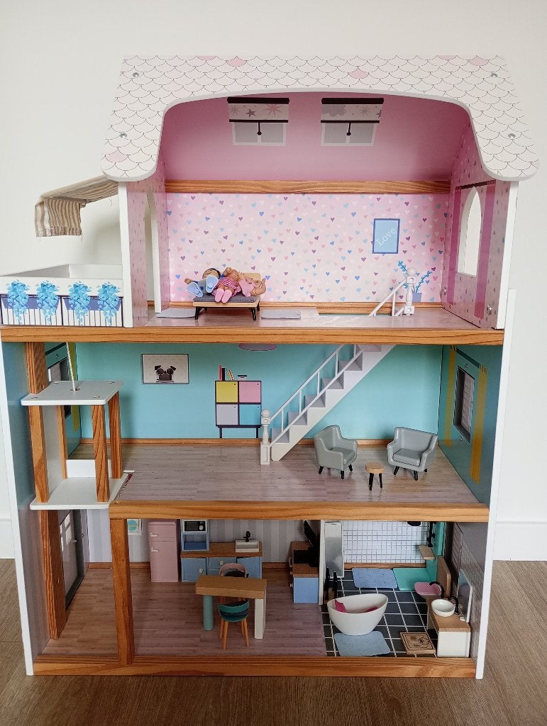 Poppenhuis, Kinderen en Baby's, Ophalen, Zo goed als nieuw, Poppenhuis
