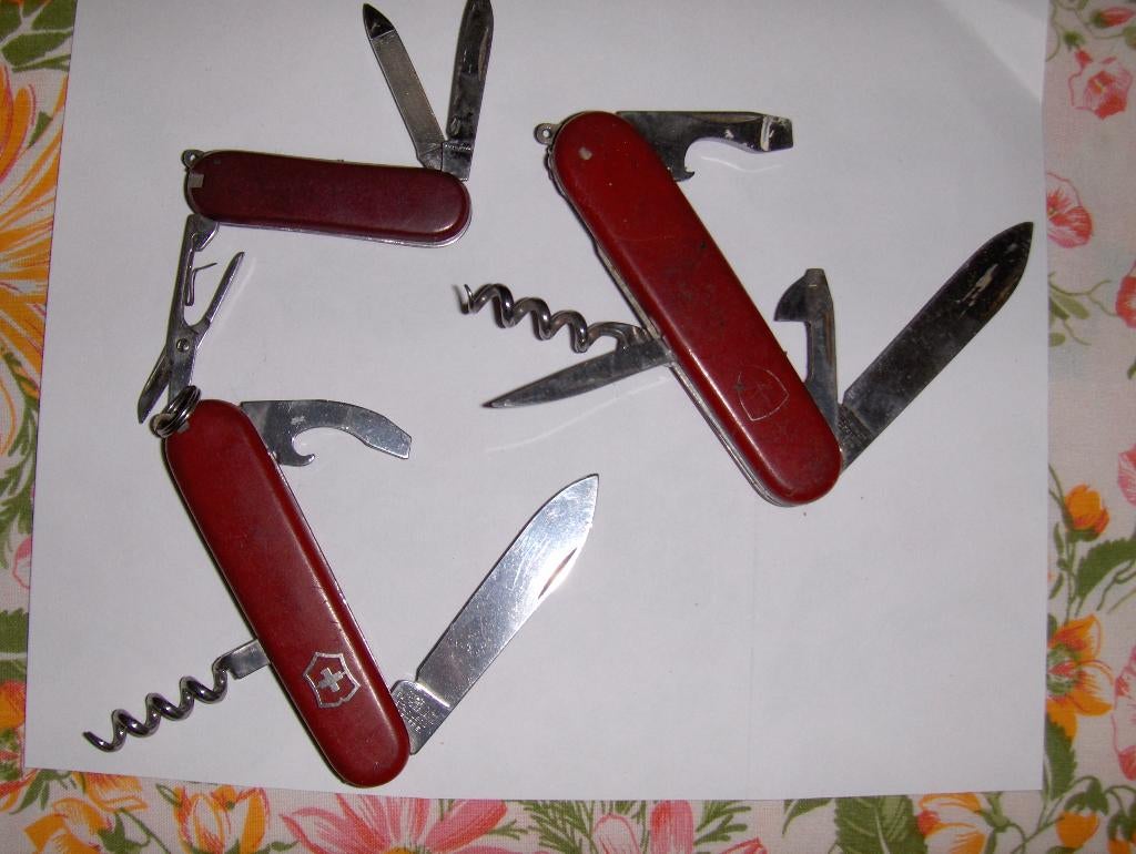 3 Couteaux suisse victorinox rostfrei stainless, Enlèvement ou Envoi, Utilisé