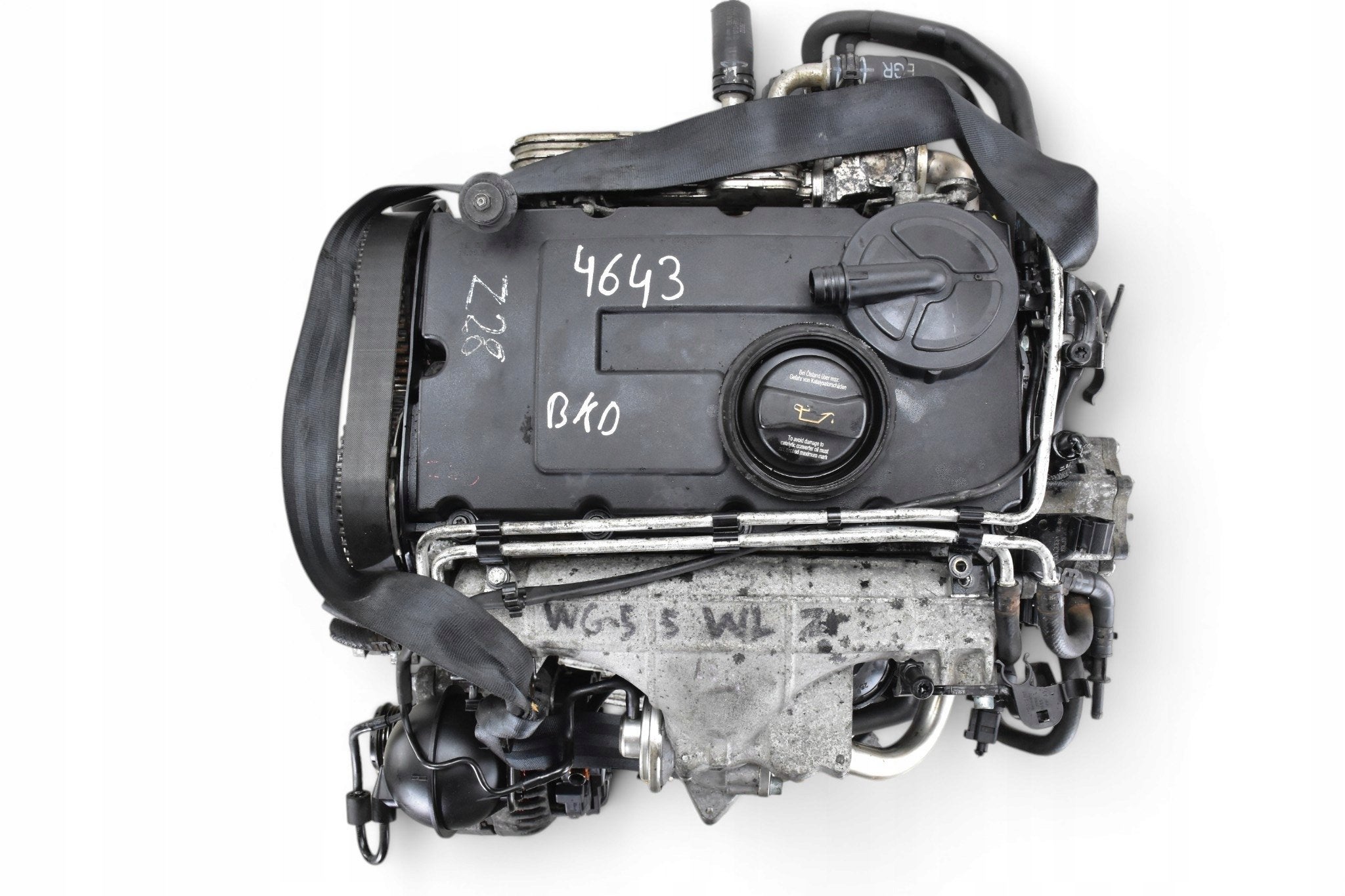 Moteur BKD Complet A3 TOURAN GOLF VW SKODA TOLEDO OCTAVIA, Autos : Pièces & Accessoires, Moteurs & Accessoires, Envoi, Utilisé