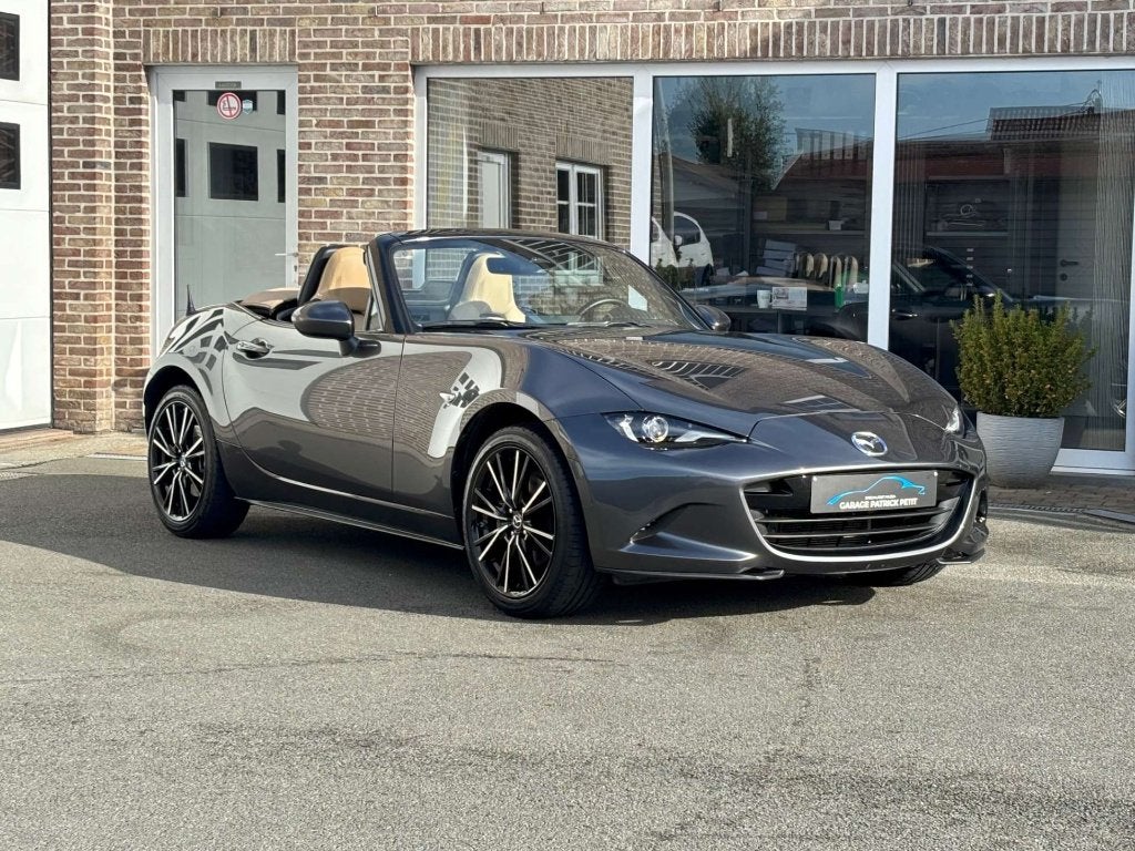 Mazda MX-5 2.0 ND KAZARI / MODEL 2024 / Fabriekswb, Autos, Cuir, Argent ou Gris, Entreprise, Boîte manuelle