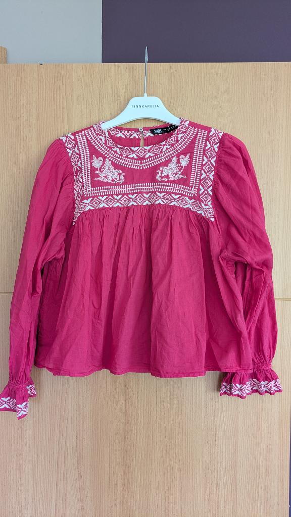Blouse Zara - Taille M, Enfants & Bébés, Enlèvement ou Envoi, Utilisé, Fille, Chemise ou Chemisier