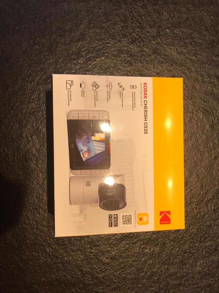 Moniteur pour bébé Kodak Sherish avec caméra, Enlèvement, Comme neuf, Caméra