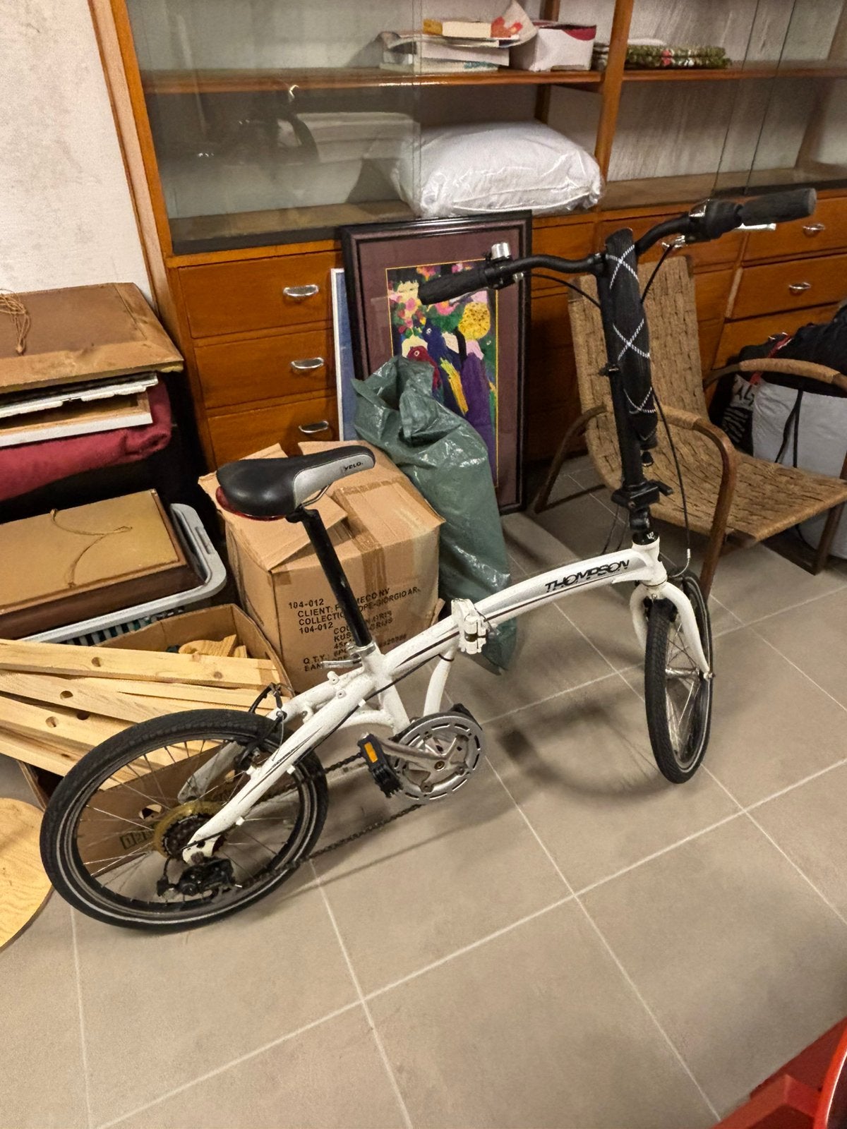 Plooifiets Thompson, Ophalen, Zo goed als nieuw