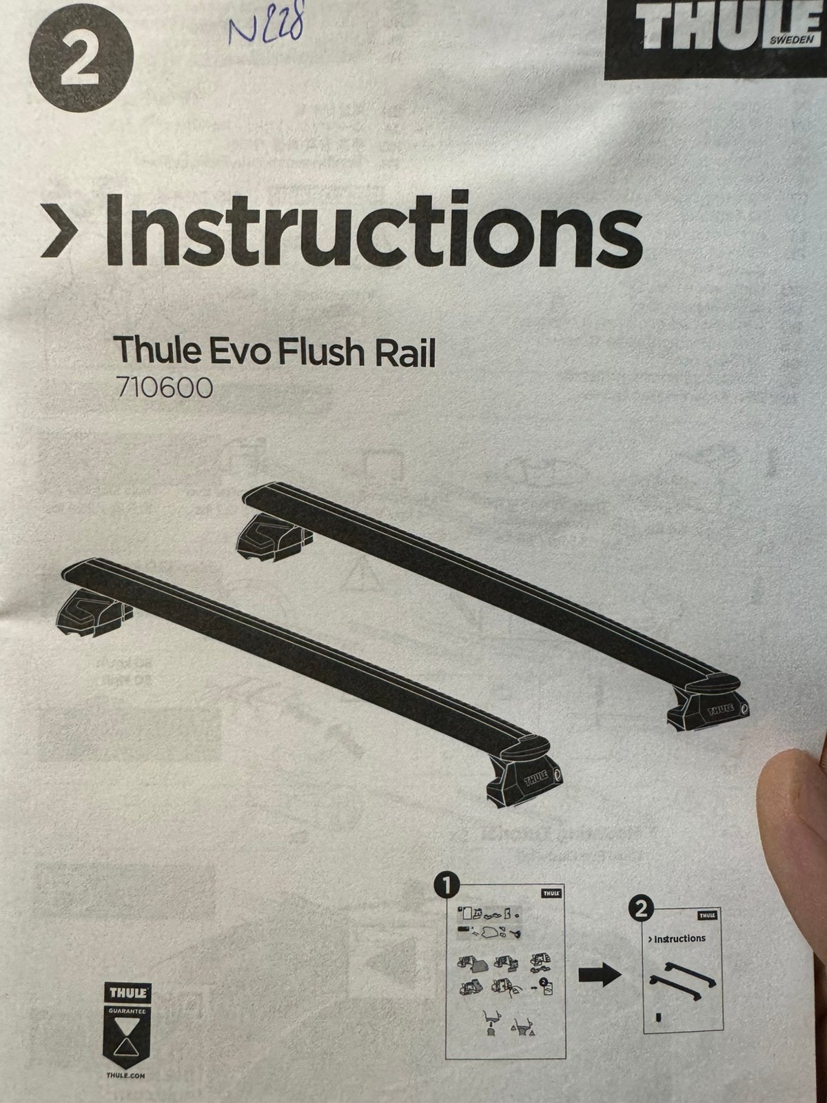 Thule wingbar  evo 127cm, Ophalen, Zo goed als nieuw