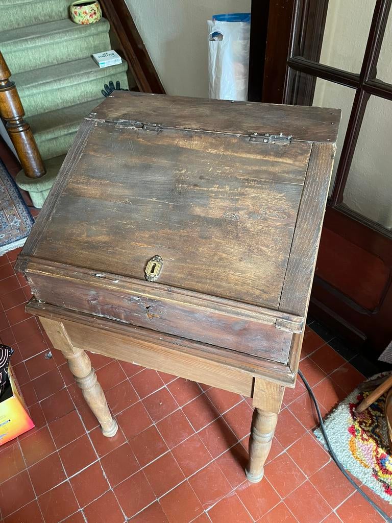 Bureeltje brocante, Ophalen