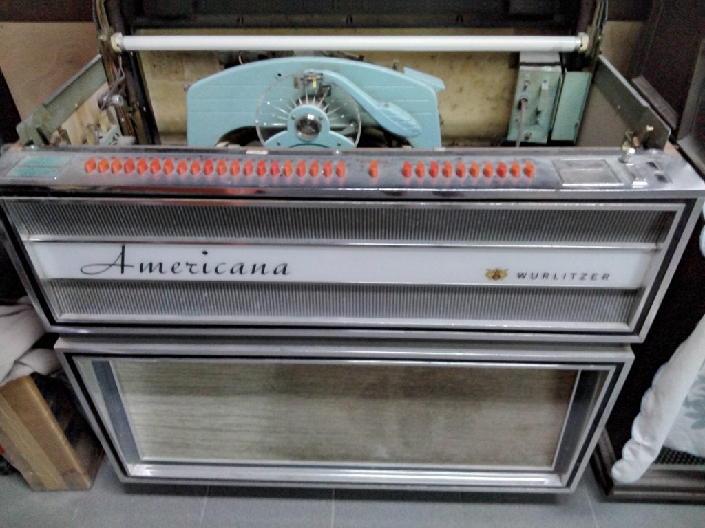 Jukeboxen 2stuks gratis, Collections, Enlèvement, Utilisé, 1960 à 1970, Wurlitzer