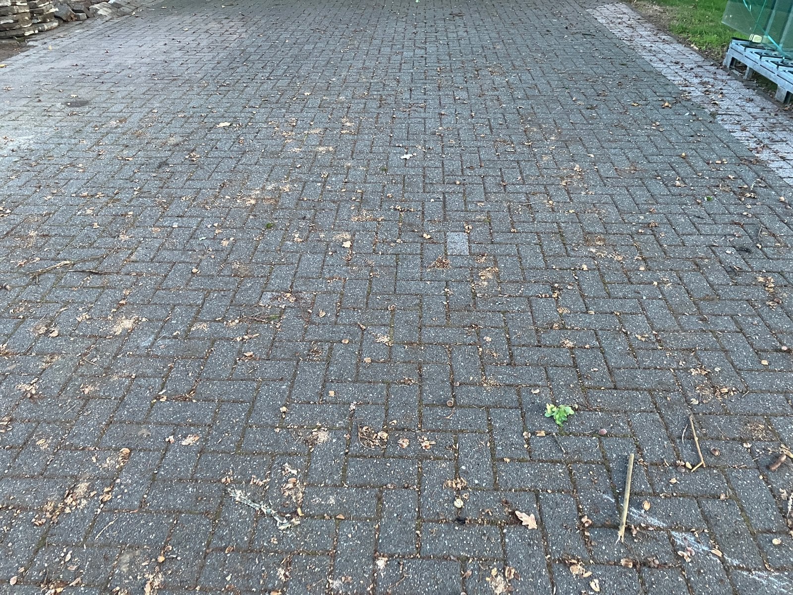 70m2 klinkers 20x10, Tuin en Terras, Ophalen, Zo goed als nieuw, Klinkers