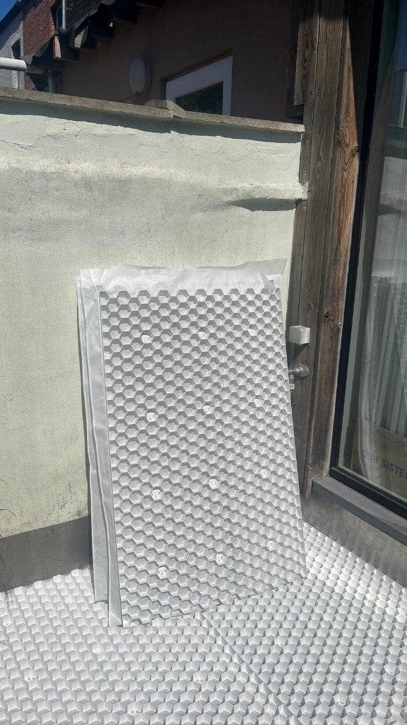 5 witte grindmatten (extra sterk, met anti-worteldoek), Tuin en Terras, Ophalen, Nieuw, Wit, Grind