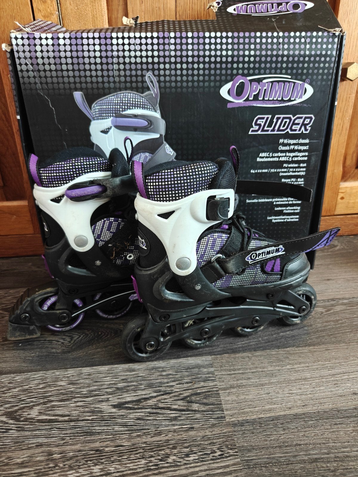 Optimum Slider Inline Skates / Skeelers (33-36), Sport en Fitness, Skeelers, Inline skates 5 wielen, Kinderen, Ophalen, Overige merken