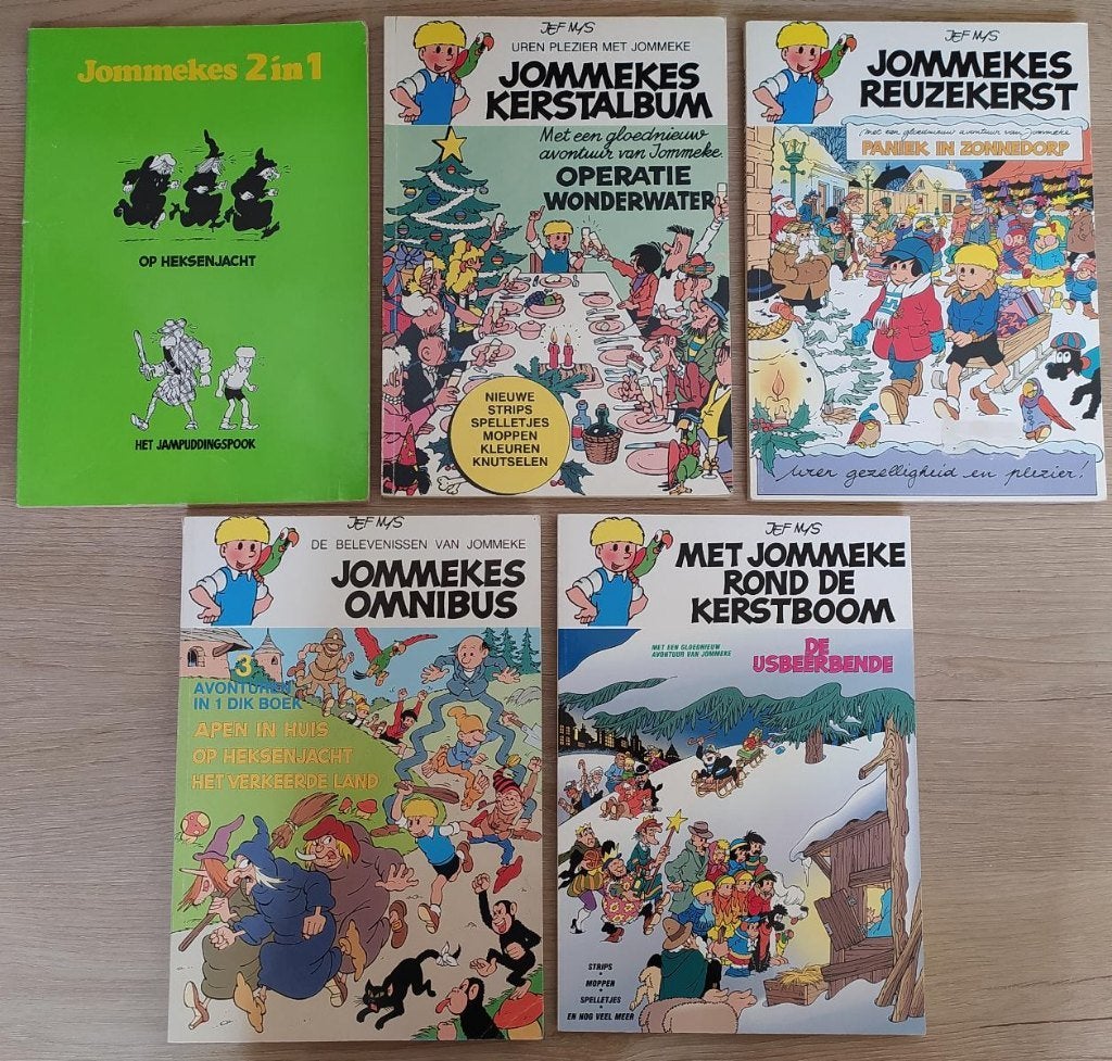 Jommeke puzzel en spelletjesboeken met strips, Boeken, Ophalen of Verzenden
