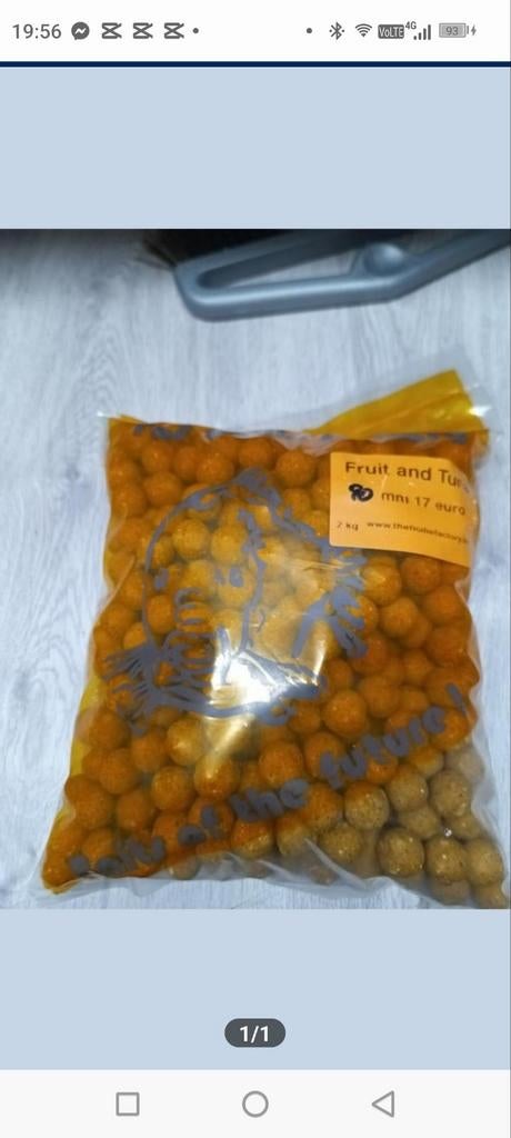 freezerboilies 15 kg plus 2 kg ready mades, Watersport en Boten, Ophalen