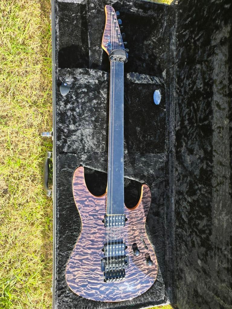 VENDS/ECHANGE SUHR CARVE TOP CUSTOM, Musique & Instruments, Instruments à corde | Guitares | Basses, Comme neuf, Électrique