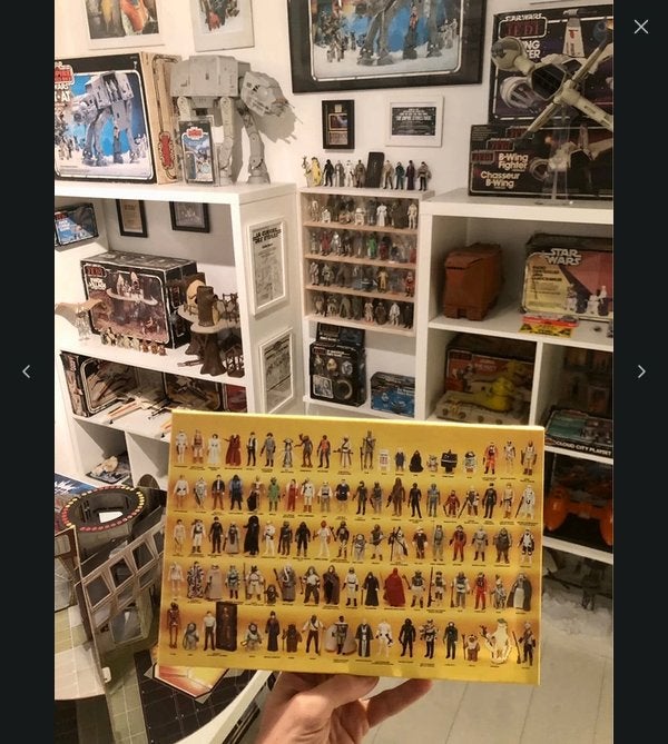 Cadre figurines star wars vintage 1978-1985, Collections, Enlèvement ou Envoi, Utilisé, Autres types