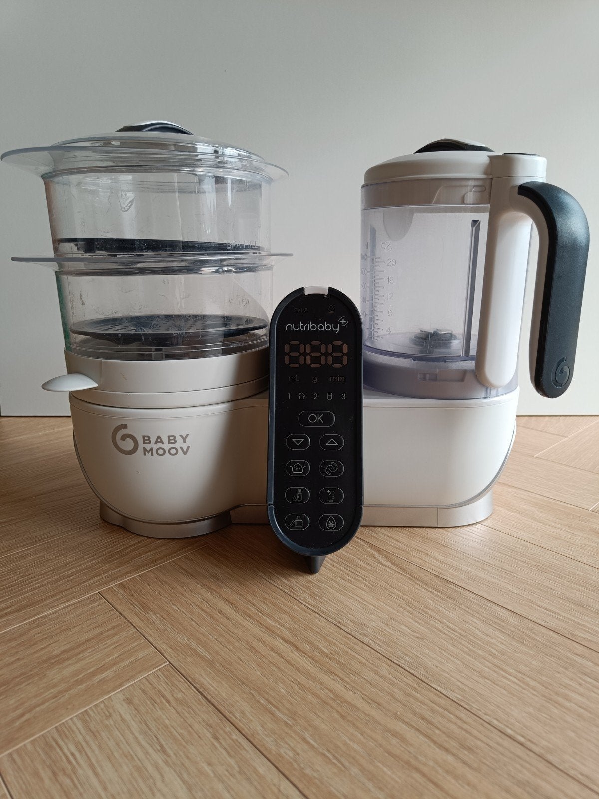babymoov nutribaby +, Ophalen of Verzenden, Zo goed als nieuw, Babyvoedingmaker, Babymoov