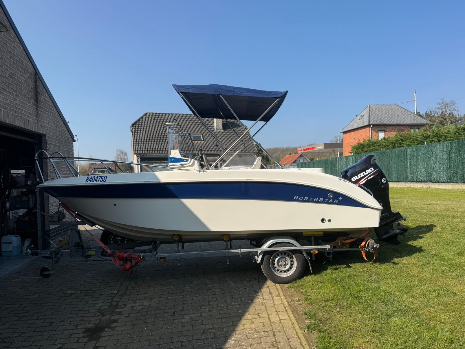 5,50m suzuki Viertakt 140pk, Watersport en Boten, Ophalen, Zo goed als nieuw