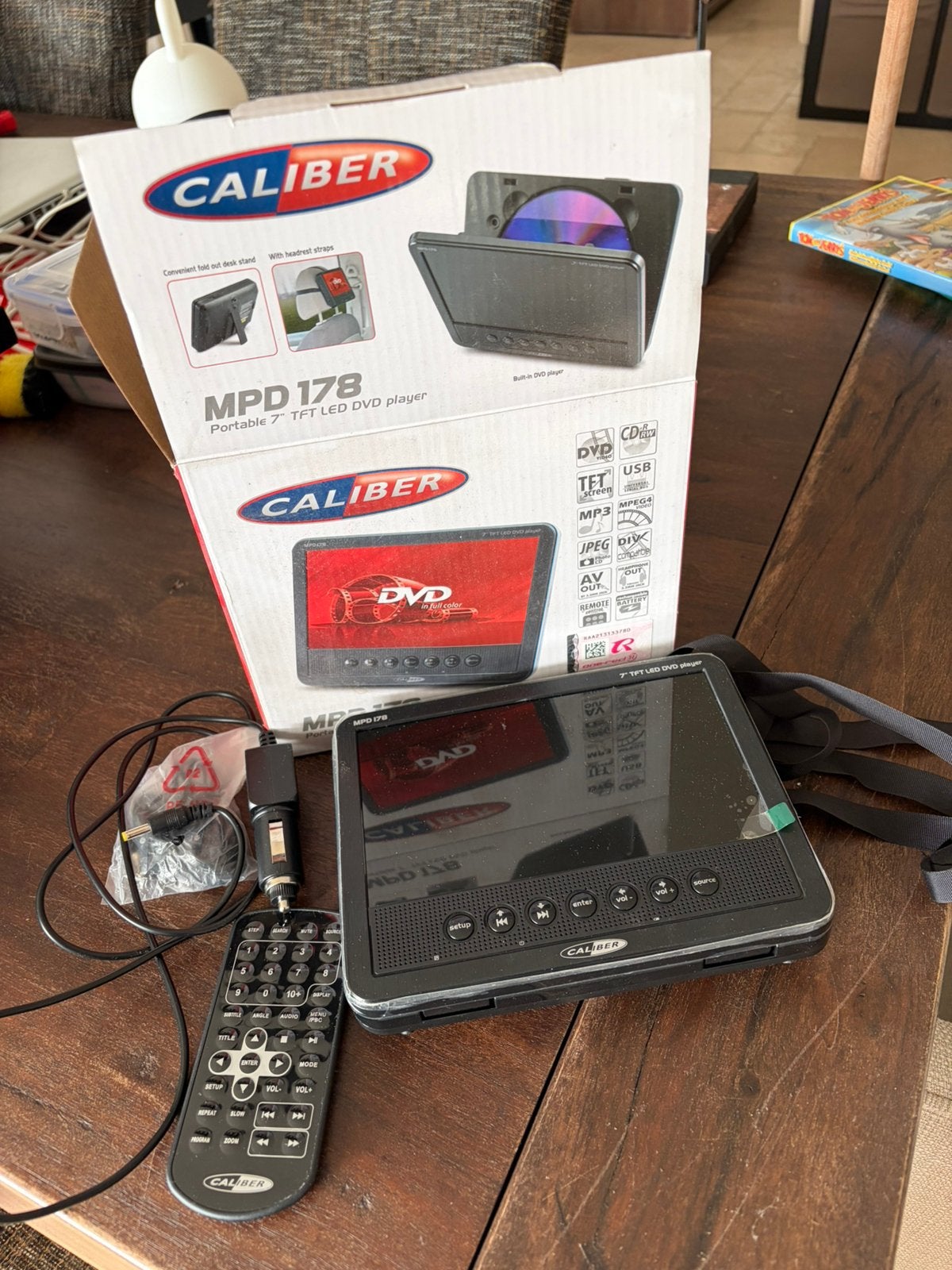 Draagbare DVD-speler, Ophalen, Zo goed als nieuw, Dvd-speler