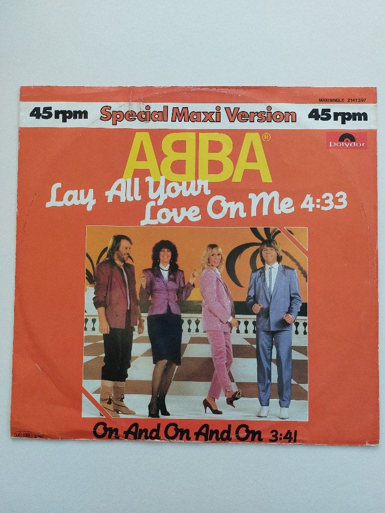 Abba - Dépose tout ton amour sur moi/encore et encore (Maxi), CD & DVD, Vinyles | Pop, Utilisé, Pop, LP, Pressage original, Édition spéciale