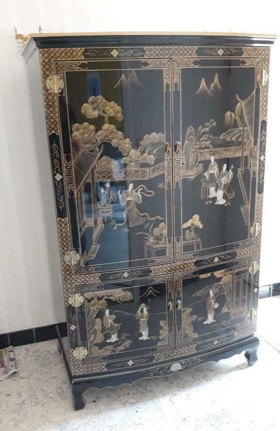Chinees gelakt meubilair, Antiek en Kunst, Antiek | Meubels | Kasten, Ophalen