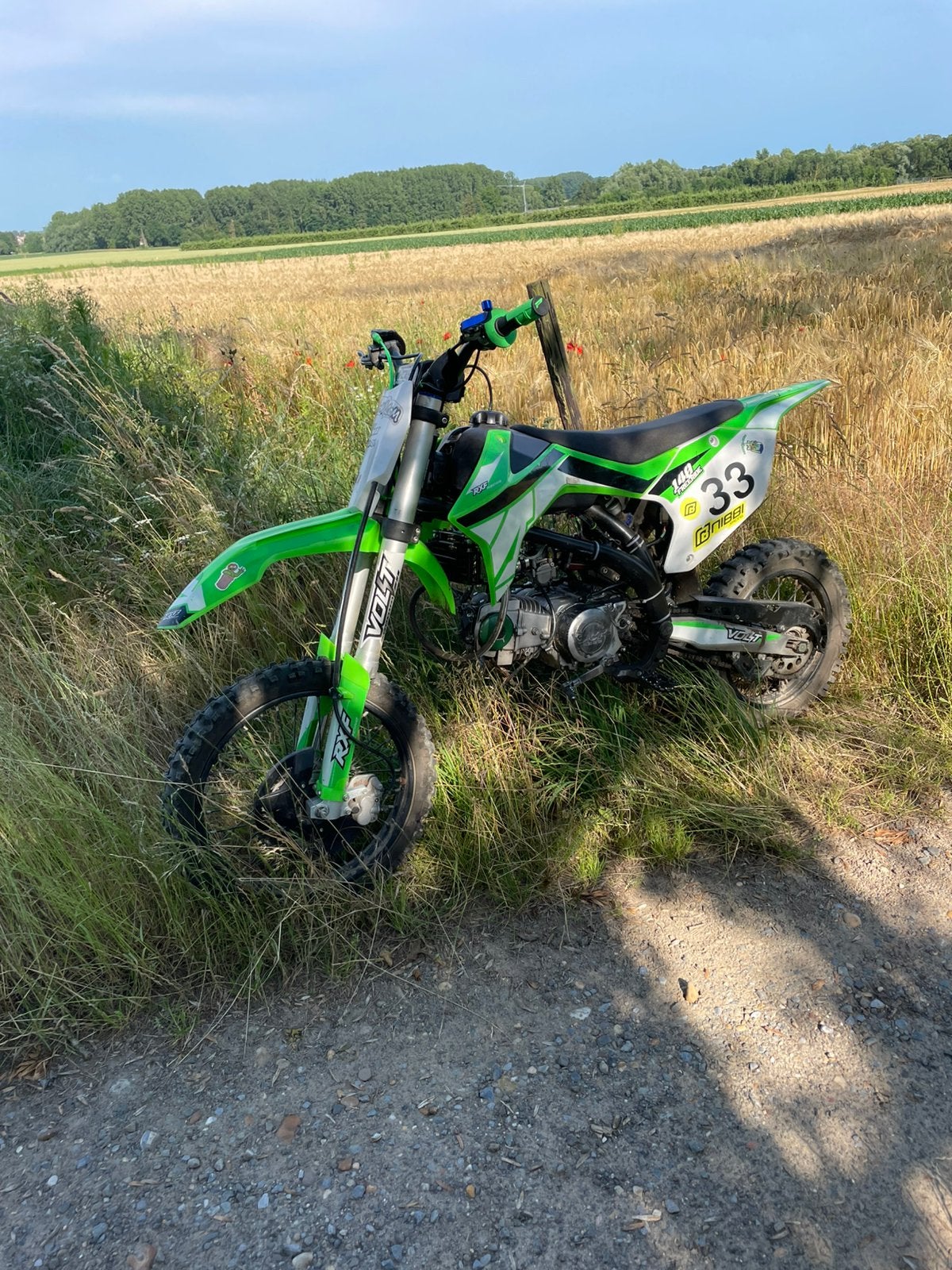 Pitbike 140 cc, Fietsen en Brommers, Brommers | Crossbrommers, Ophalen, Zo goed als nieuw