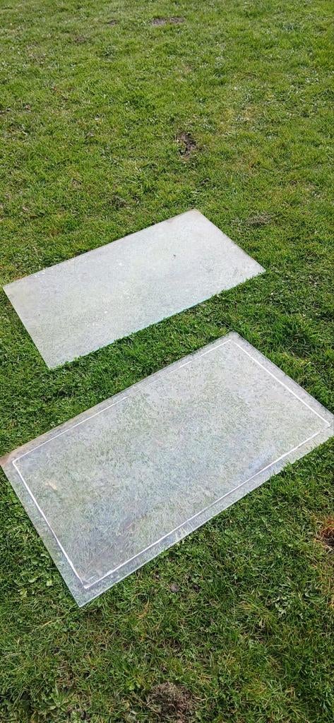 2x gehard scheepsraam / bootraam 960  563  10 mm – Rafa, Ophalen, Zo goed als nieuw