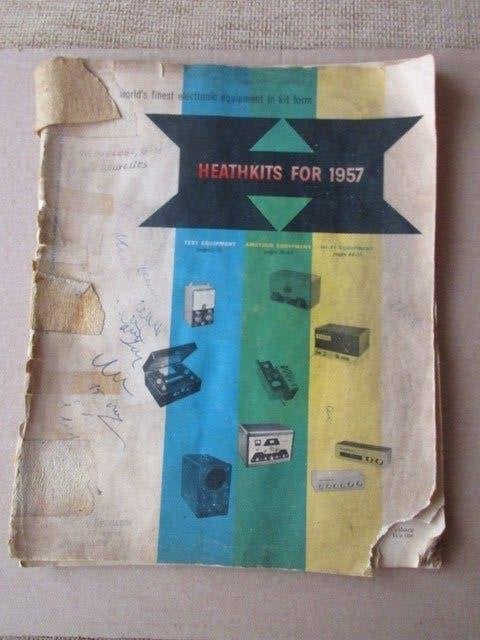Heathkits voor 1957 boek met diagrammen, Antiek en Kunst, Antiek | Tv's en Audio, Ophalen of Verzenden