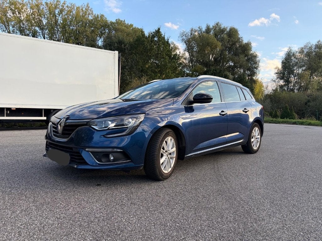 Renault Megane Mégane SW 1.2 TCe Energy Limited EDC, Auto's, Euro 6, Blauw, Verwarmde buitenspiegels, Dealer onderhouden