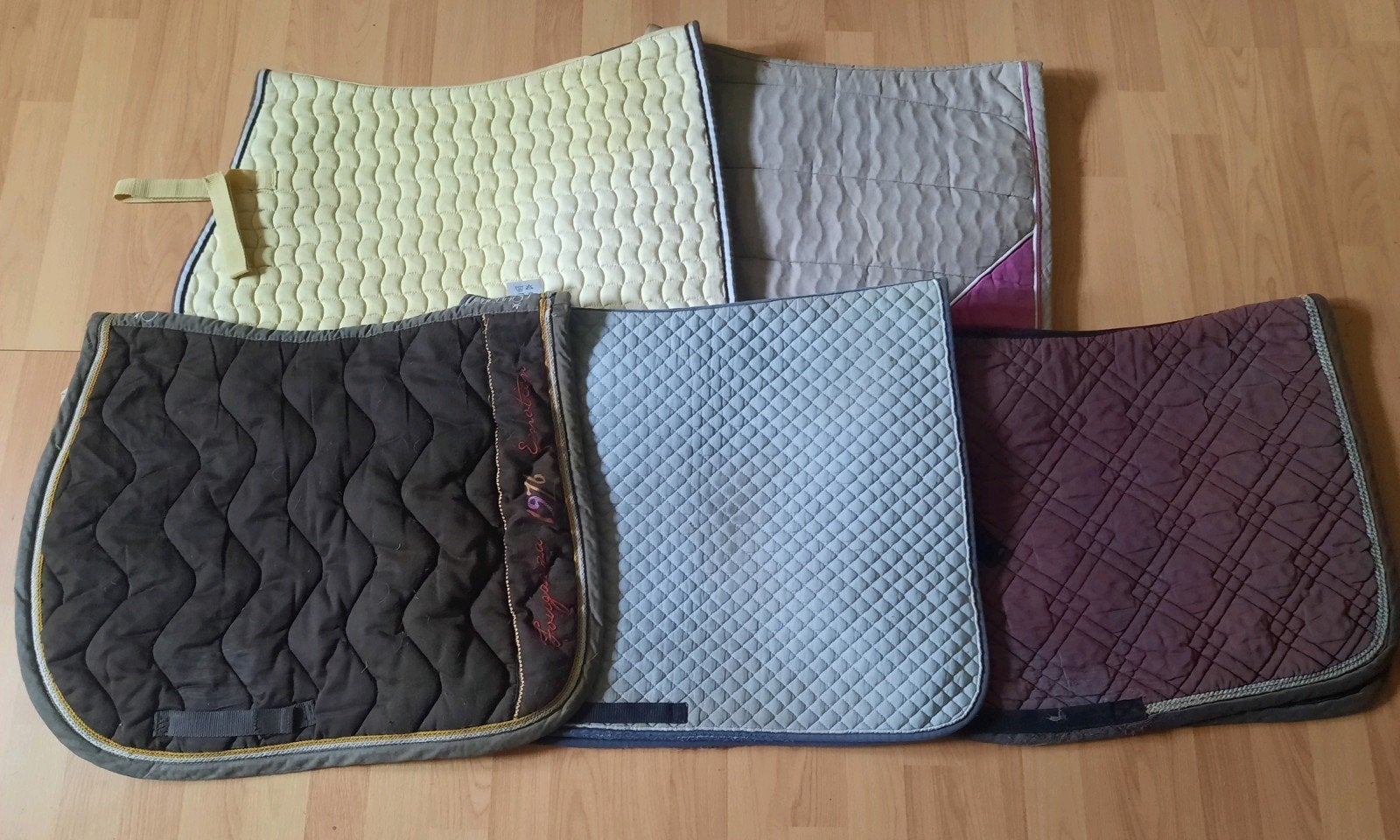 5 zadeldoeken verschillende kleuren en merken maat full, Dieren en Toebehoren, Gebruikt, Katoen, Overige merken, 0 g