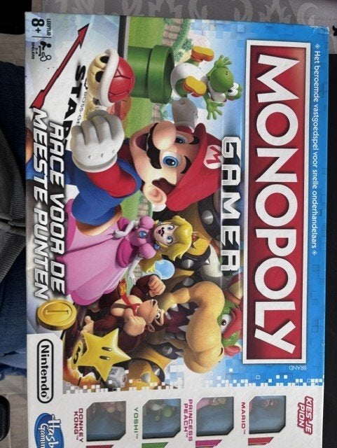 monopoly gamer mario kart, Hobby & Loisirs créatifs, Trois ou quatre joueurs, Enlèvement ou Envoi, Comme neuf, HASBRO